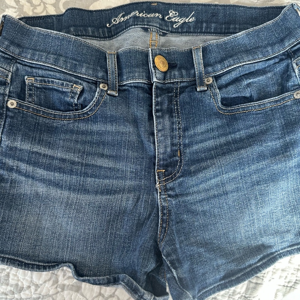 American Eagle Dark Blue Stretch Denim